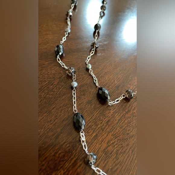 Sterling silver & Multi-stone/gem Infinity Necklace - Picture 4 of 7